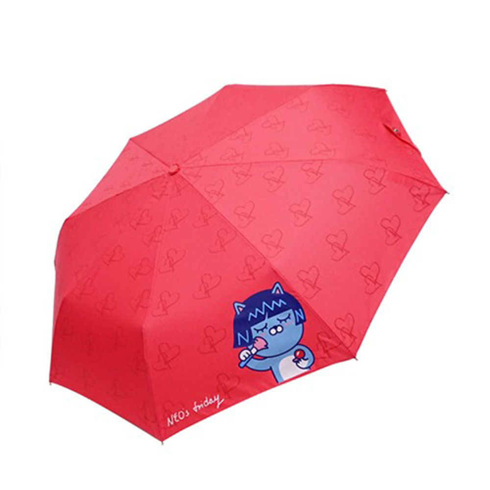 카카오프렌즈카카오프렌즈 네오 프라이데이 3단 완전자동 우산(하트블러셔) 964257