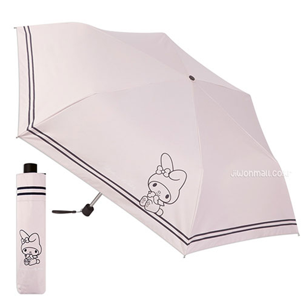 산리오마이멜로디 캐릭터 슬림 더블보더 50cm 3단 접이식 우산(수동) 947999