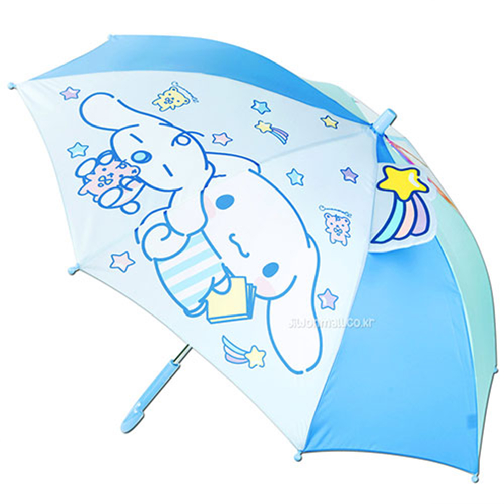 산리오시나모롤 캐릭터 리본 입체 홀로그램 53cm 우산 227080