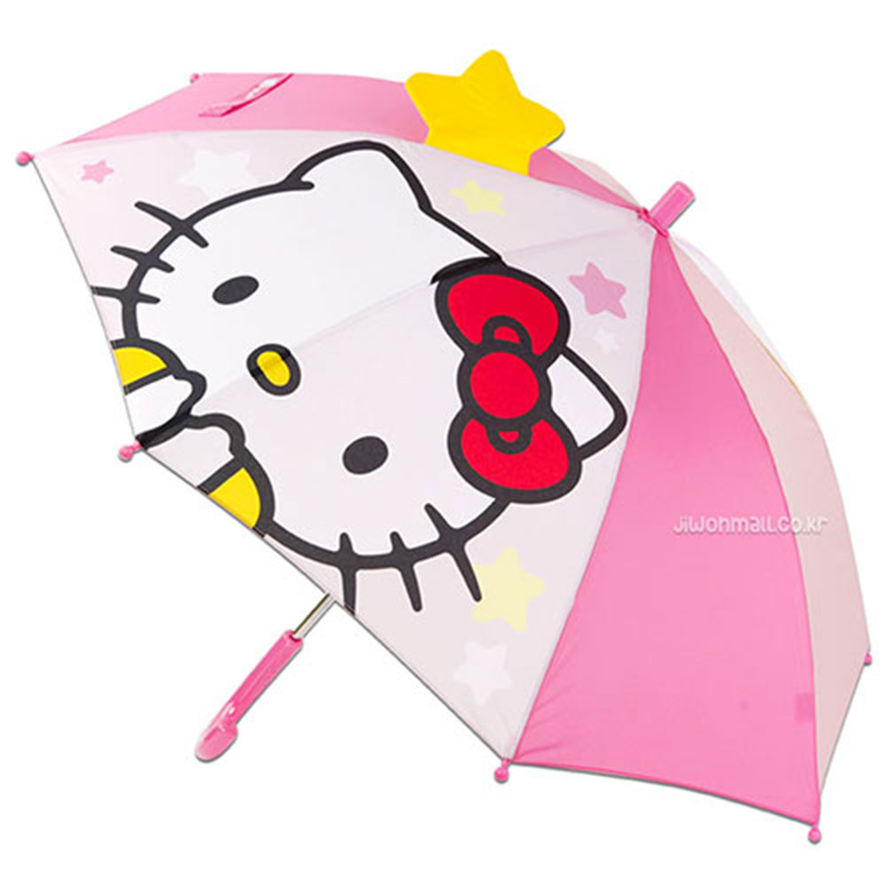 산리오헬로키티 캐릭터 스윗스타 입체 홀로그램 47cm 우산 227202