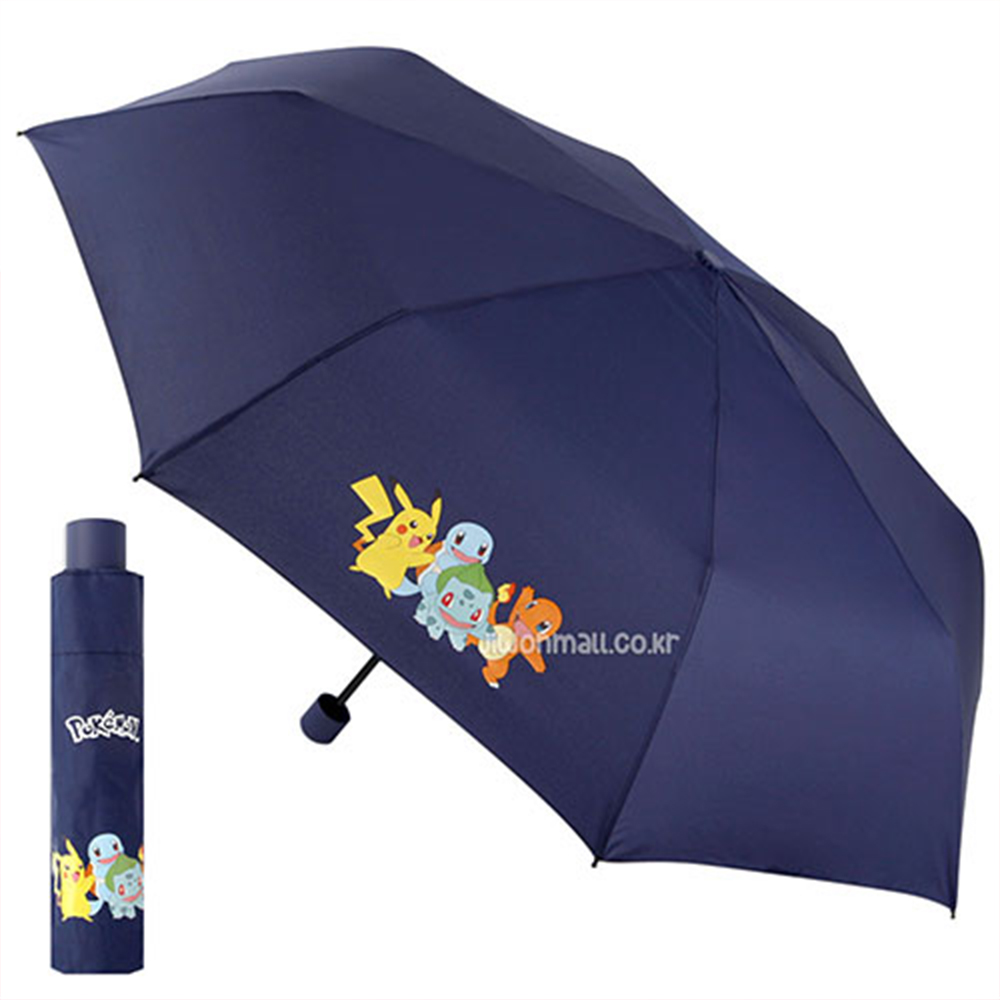 포켓몬스터포켓몬스터 캐릭터 버디 55cm 3단 수동 우산(네이비) 944790