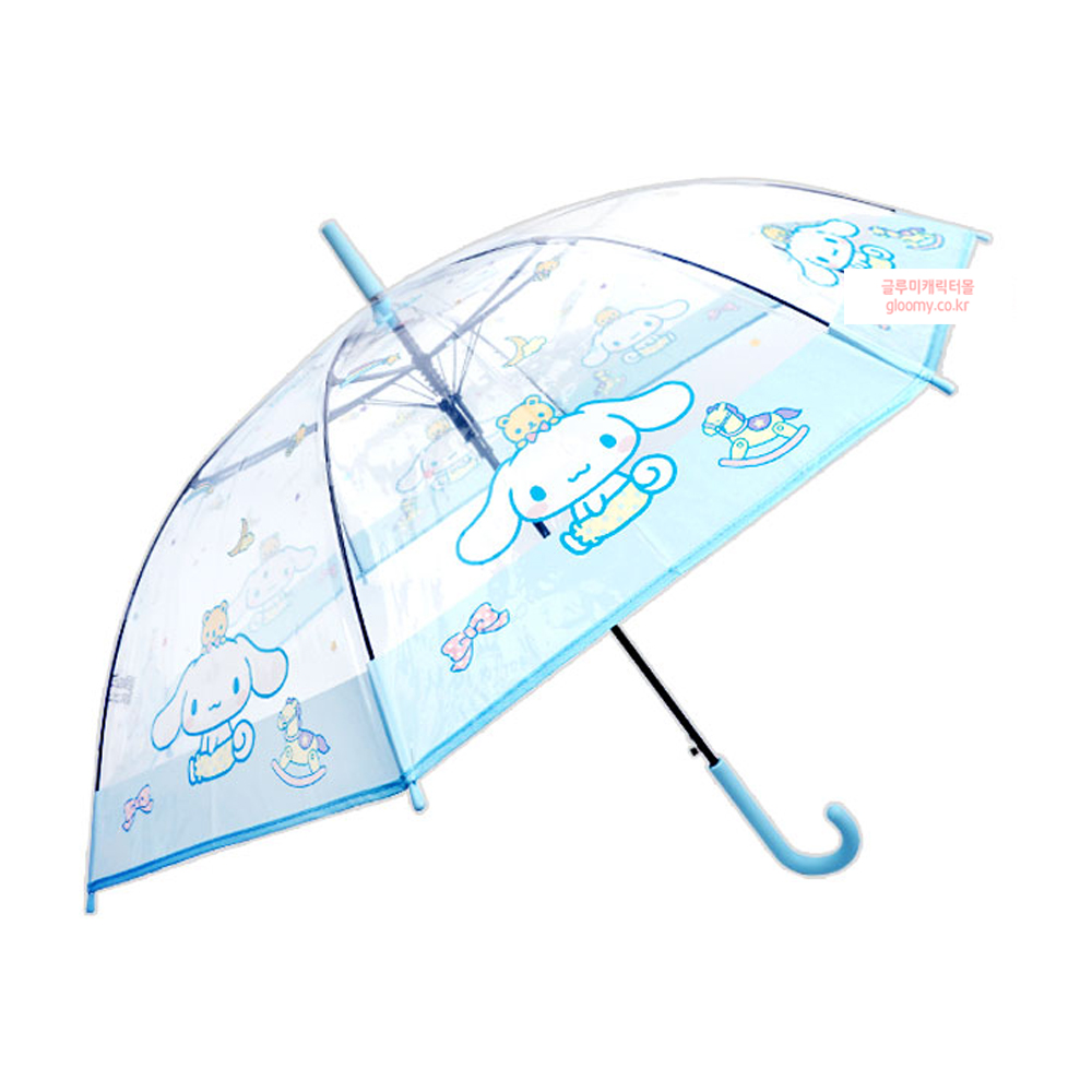 산리오시나모롤 캐릭터 보더스토리 60cm POE 우산 752573