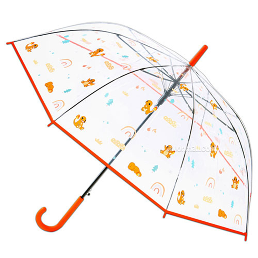 포켓몬스터포켓몬스터 무지개 파이리 캐릭터 60cm POE 비닐 우산 946060