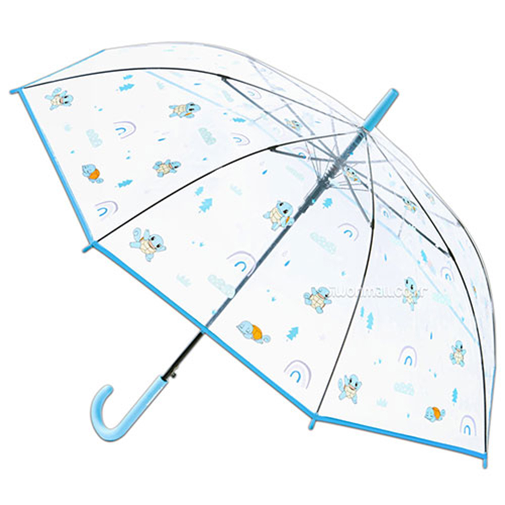 포켓몬스터포켓몬스터 무지개 꼬부기 캐릭터 60cm POE 비닐 우산 946039