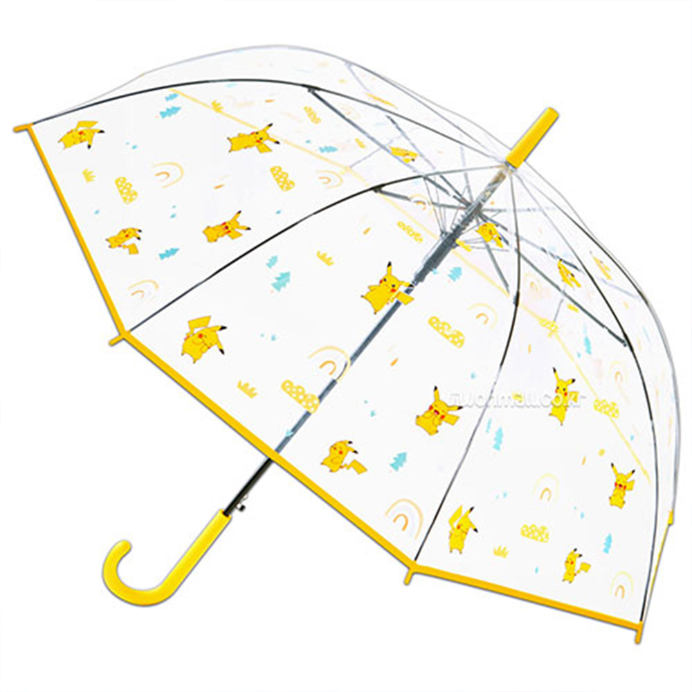 포켓몬스터포켓몬스터 무지개 피카츄 캐릭터 60cm POE 비닐 우산 946022