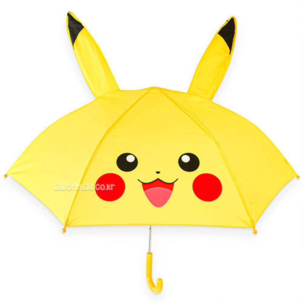 포켓몬스터포켓몬스터 피카츄 캐릭터 입체 페이스 47cm 수동 우산 942185
