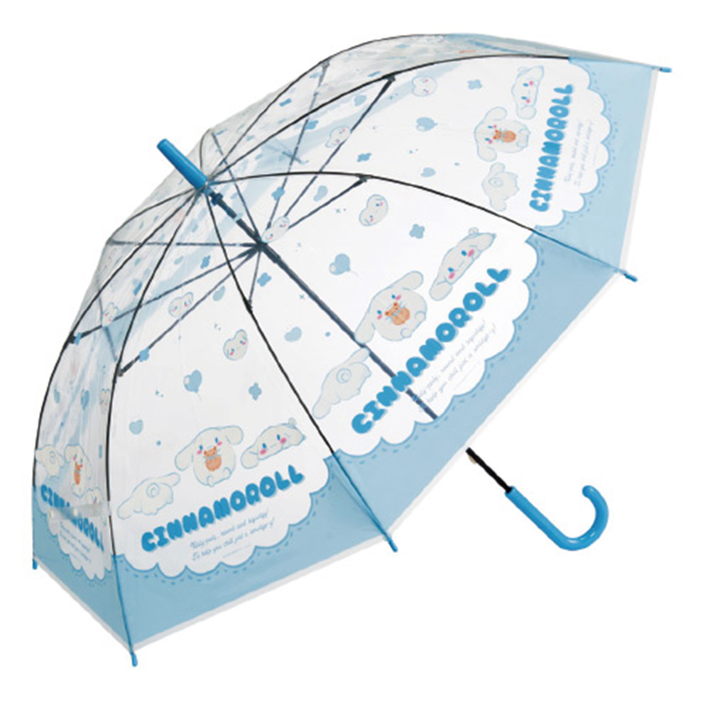 산리오시나모롤 캐릭터 파스텔 투명 60cm POE 우산(일) 648236