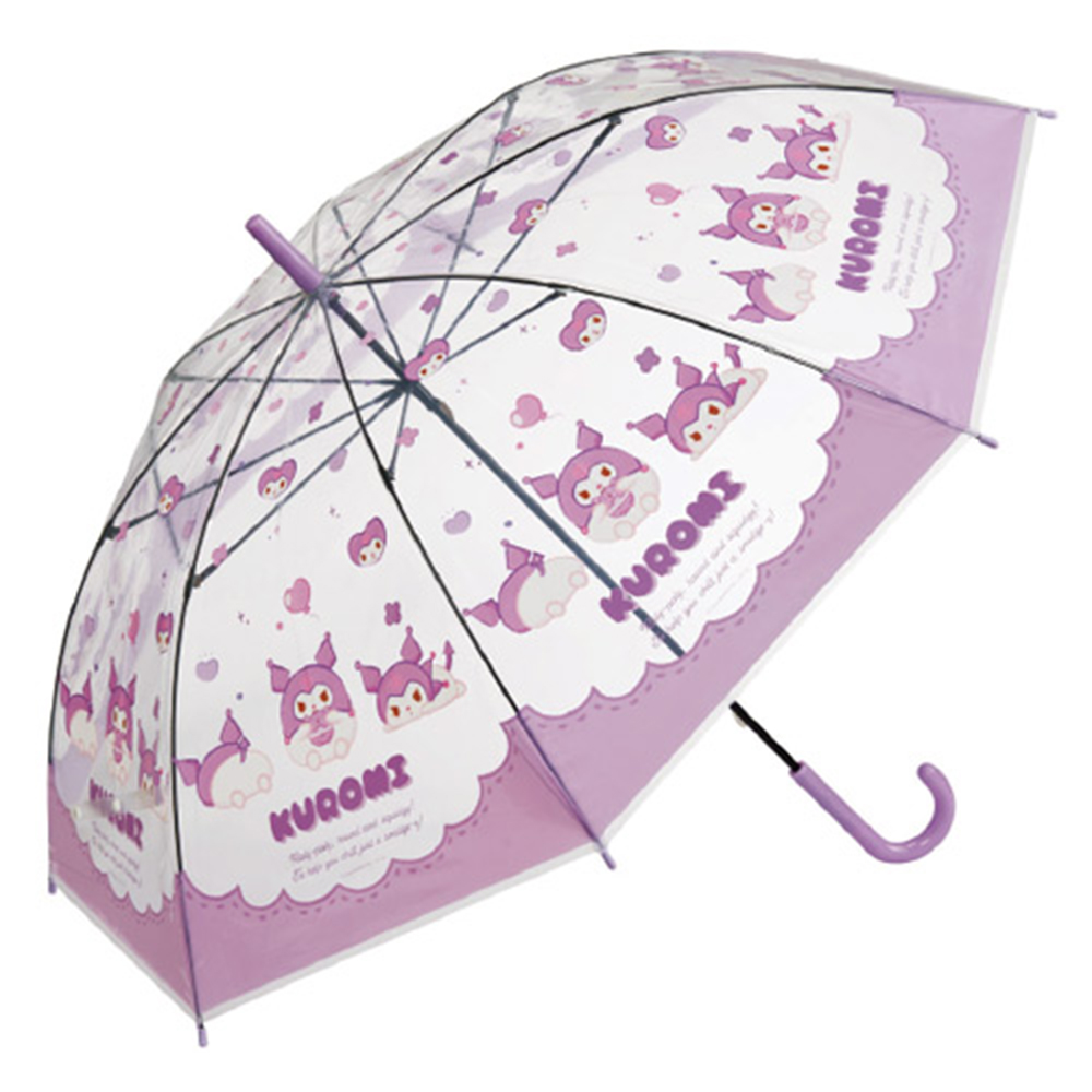 산리오쿠로미 캐릭터 파스텔 투명 60cm POE 우산(일) 648229