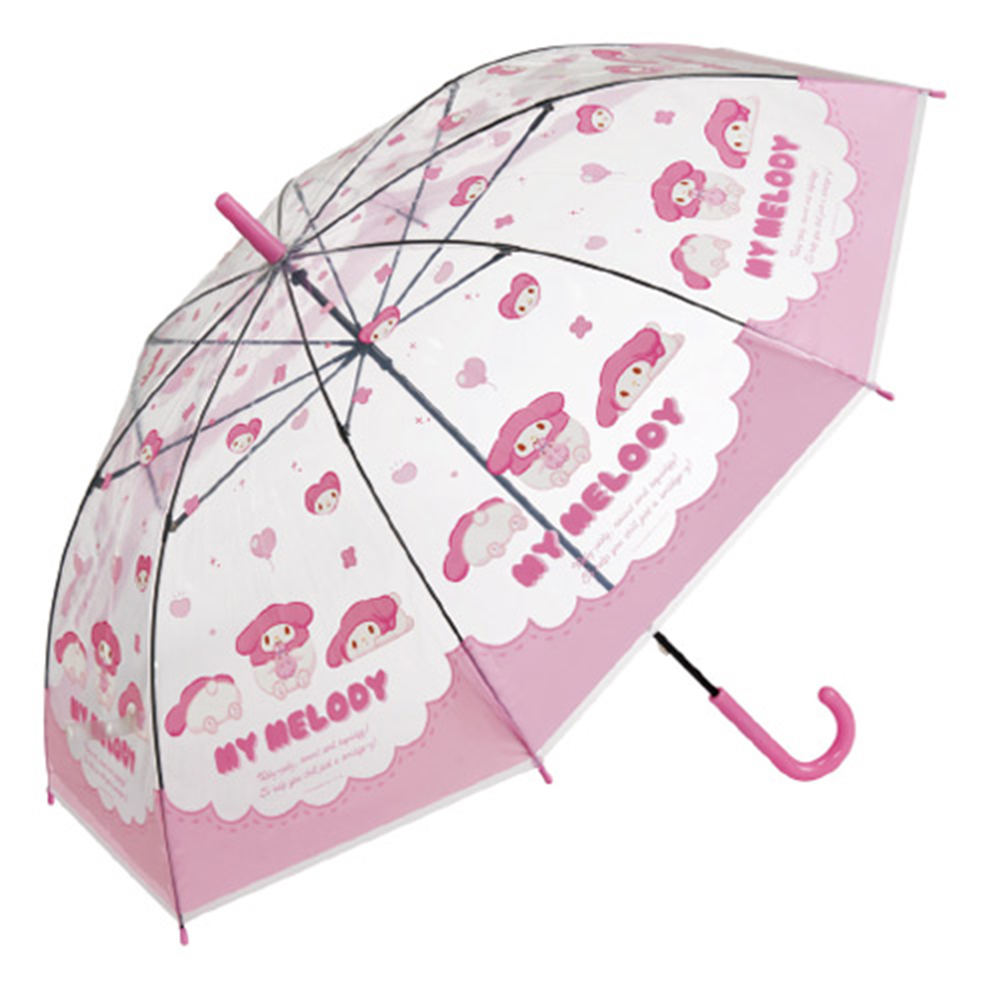 산리오마이멜로디 캐릭터 파스텔 투명 60cm POE 우산(일) 648212