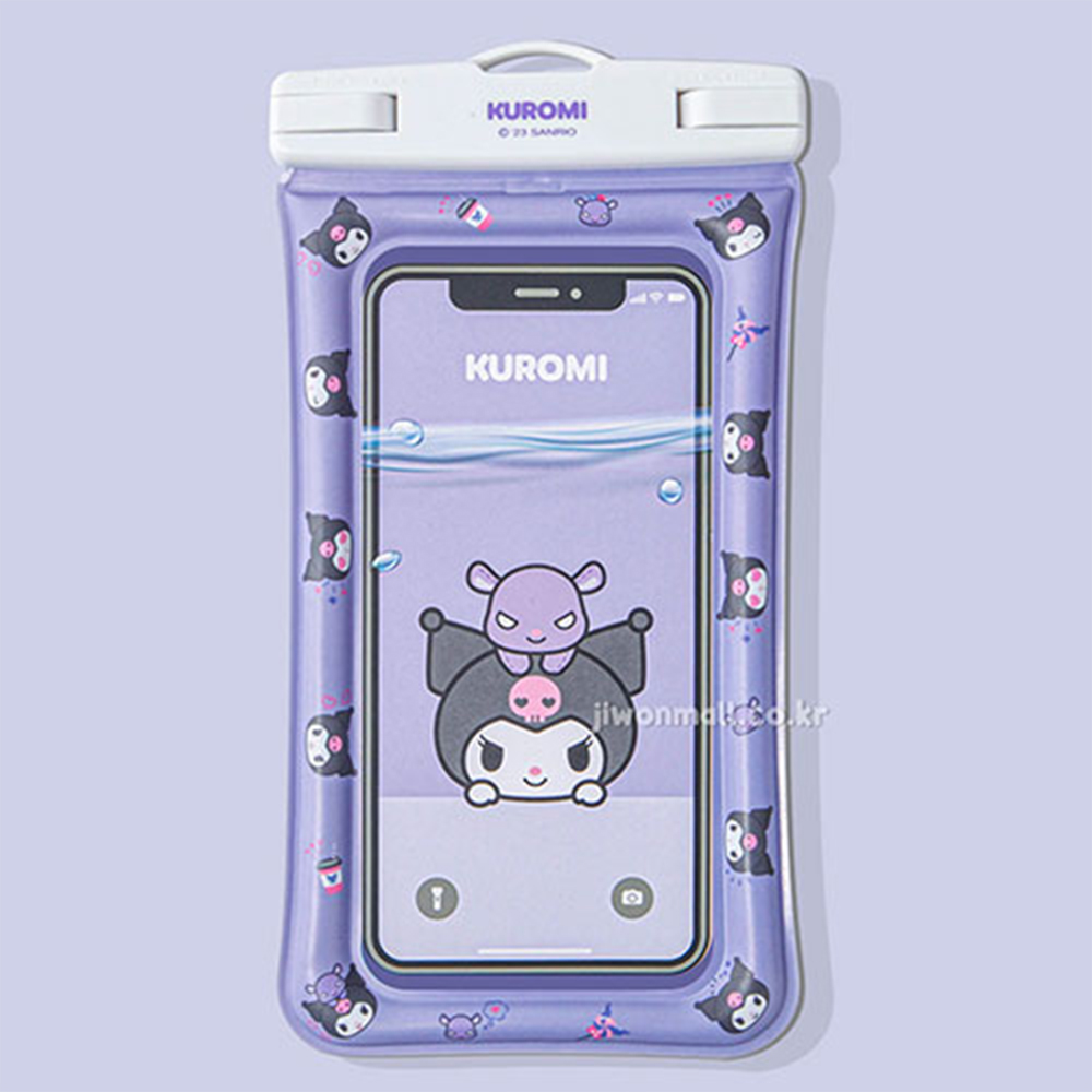 산리오쿠로미 캐릭터 즐거운 스마트폰 방수팩 252151