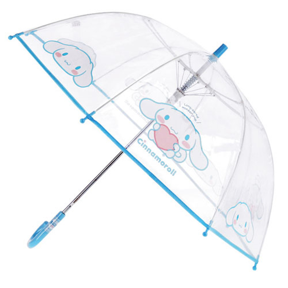 산리오시나모롤 캐릭터 53cm POE 돔형 어라운드 우산 750777