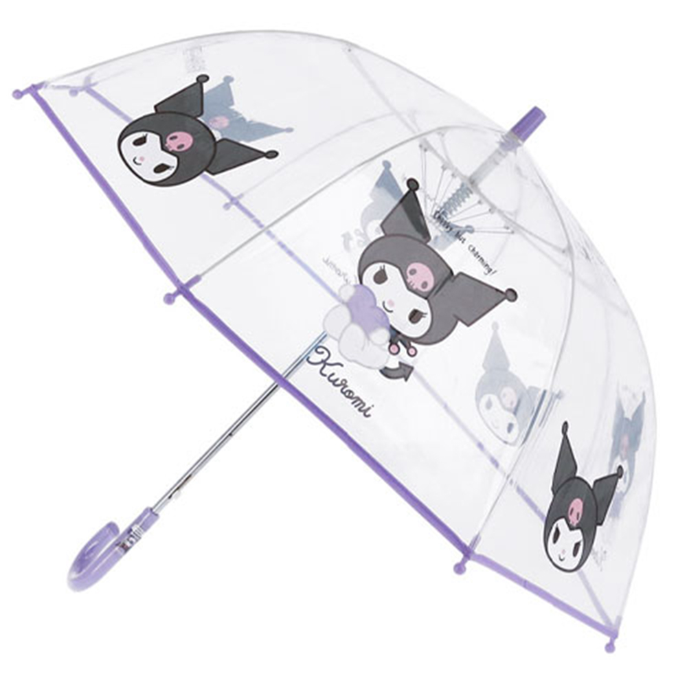 산리오쿠로미 캐릭터 53cm POE 돔형 어라운드 우산 750760