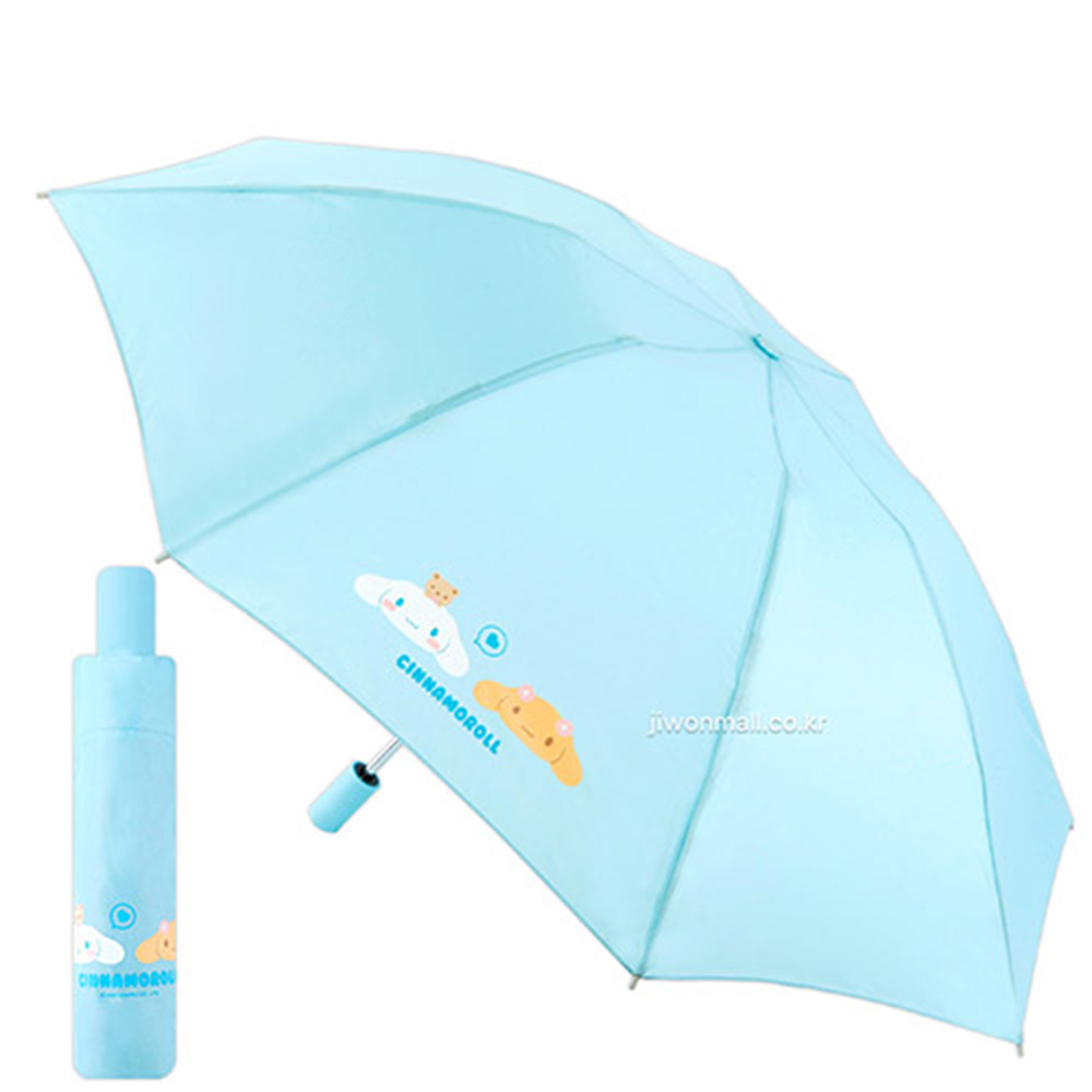 산리오시나모롤 캐릭터 베프 소프트폴드 거꾸로 55cm 3단 자동 우산 850242