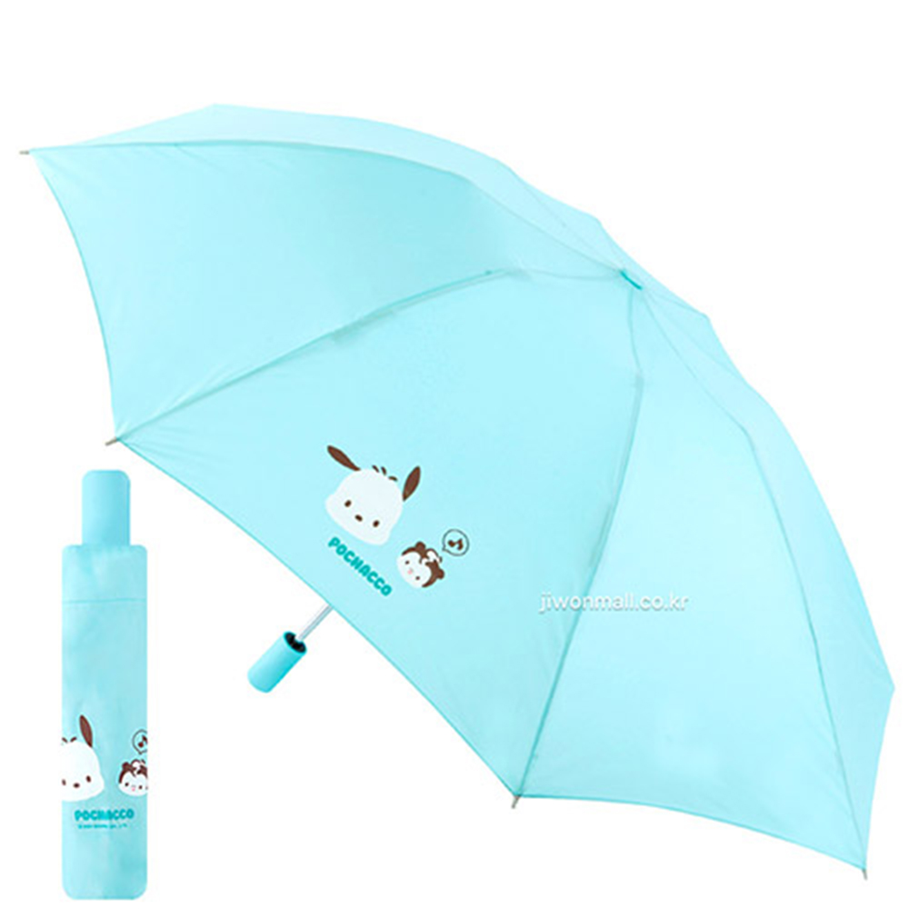 산리오포차코 캐릭터 베프 소프트폴드 거꾸로 55cm 3단 자동 우산 850259