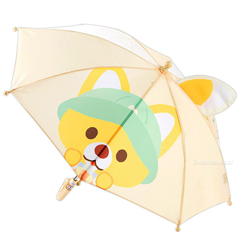 뽀로로뽀로로 에디 캐릭터 캠핑 입체 40cm 수동 안전 우산 58056